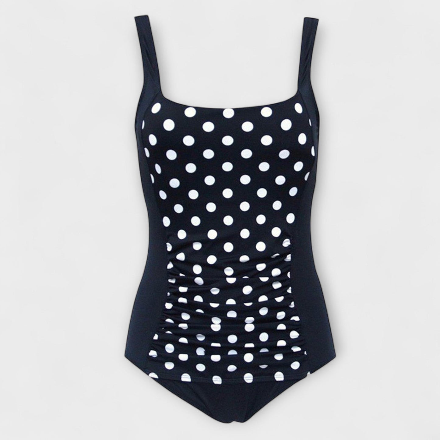 Greta | Vintage Square Neck Padded One-Piece Swimsuit