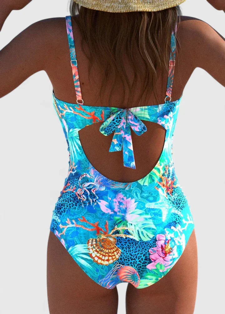 Meloryanne | High Waist One-Piece Swimsuit
