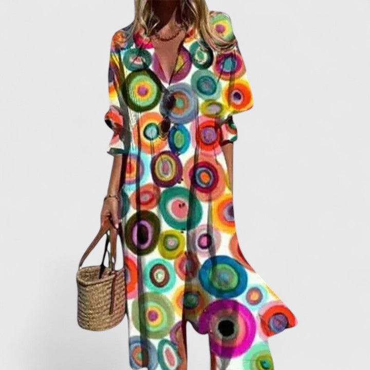Eloise | Boho Midi Summer Dress