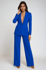 Marcellaine | Tailored Blazer and Straight-Leg Trouser Set