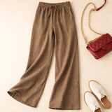 Emma | Relaxed Flowy Drawstring Linen Pants