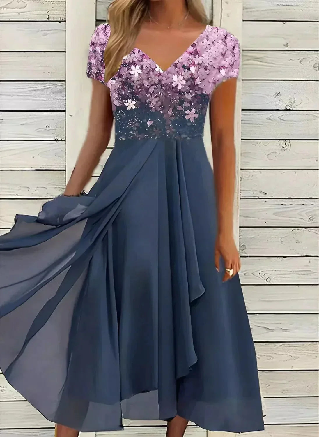 Georgia | Chic Cocktail Dress in Stretch Fabric