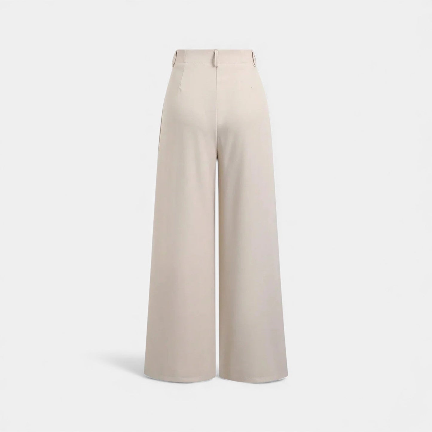Frances | Jacquard Pleated Wide-Leg Trousers