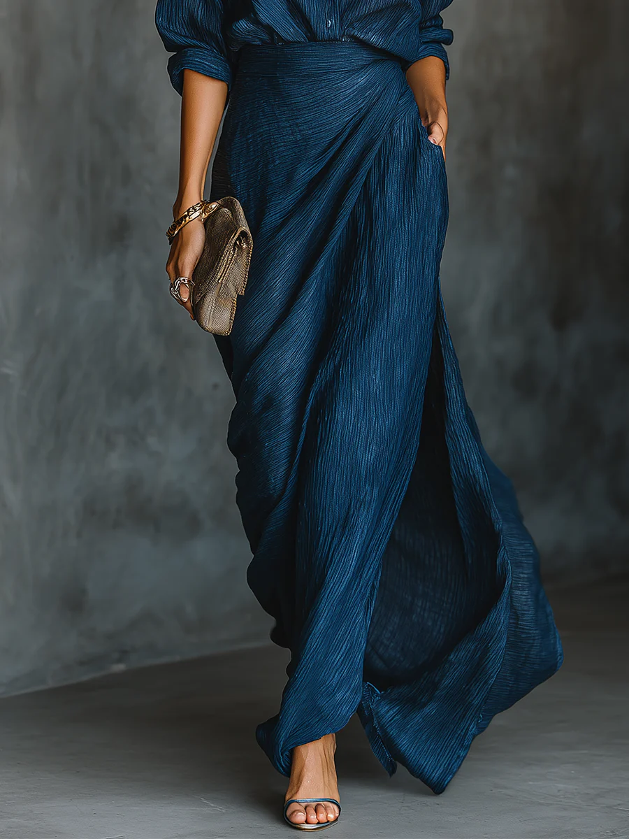 Coordinated maxi skirt set