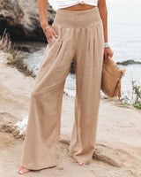 Heather | Flowy Wide Leg Beach Pants