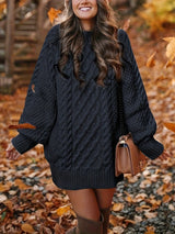 Rhian cable-knit sweater dress for women