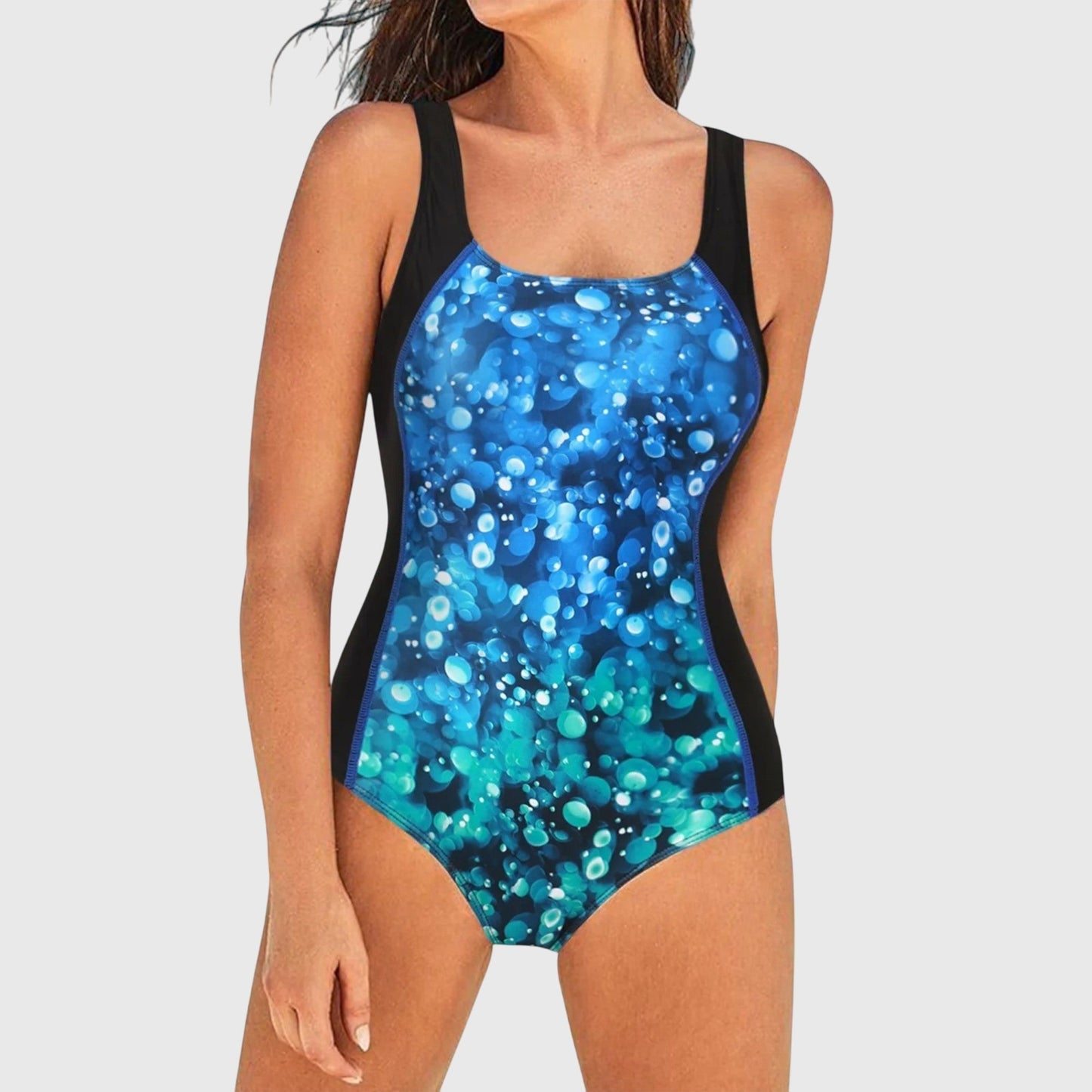 Mirabella | Square Neck Shaping One-Piece Swimsuit