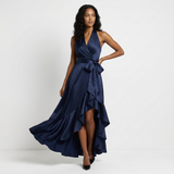 Beatrix | Tie-Waist Bow Wedding Guest Maxi Dress