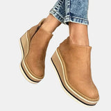 Classic block-heel ankle boots for women