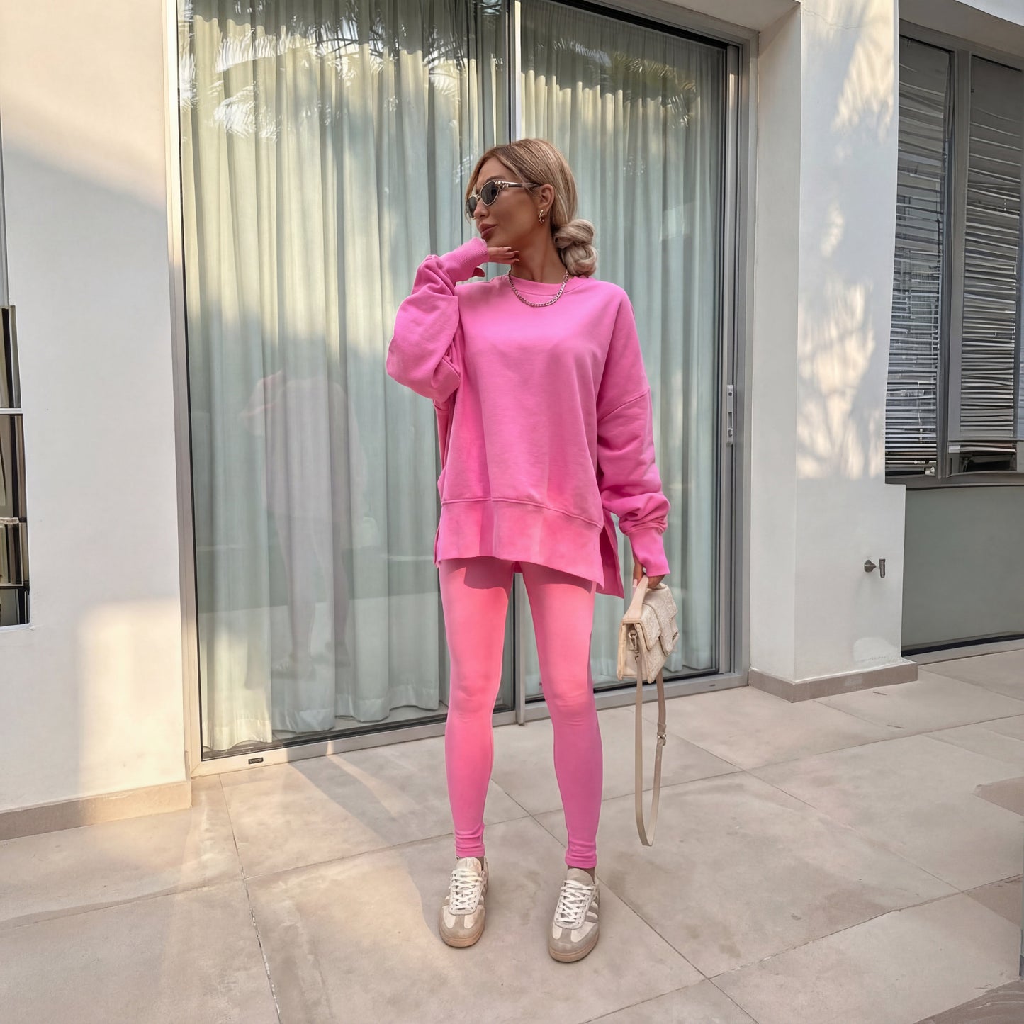 Verlyn | Knit Crewneck & Leggings Set