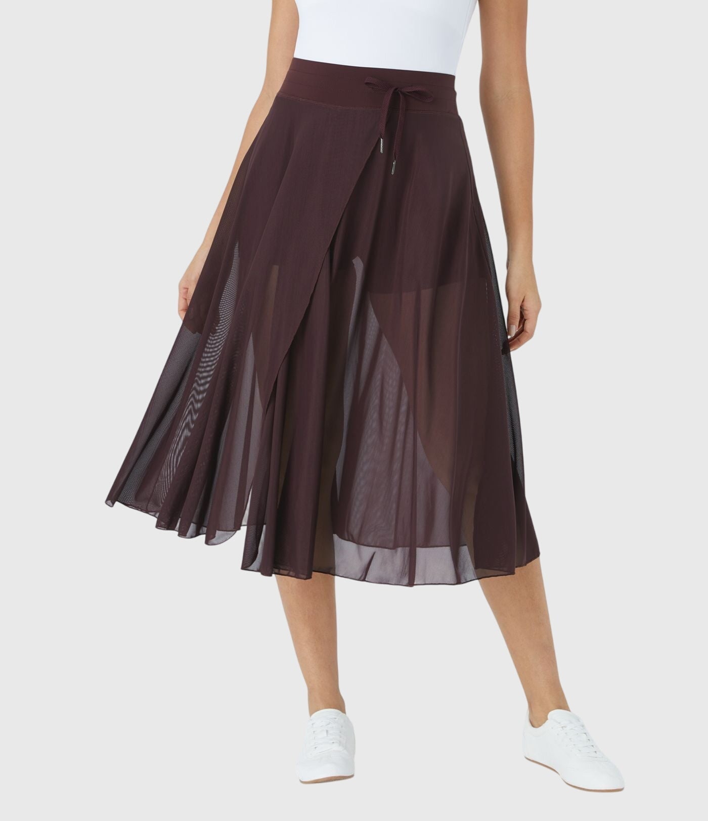 Melanie | High-Waist Pleated Midi Skirt