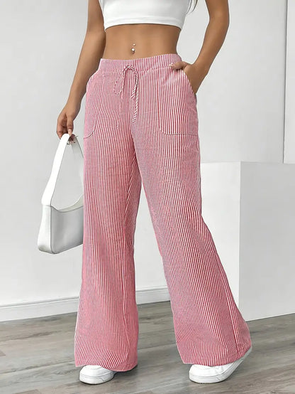 Bexley | Striped Wide-Leg Trousers