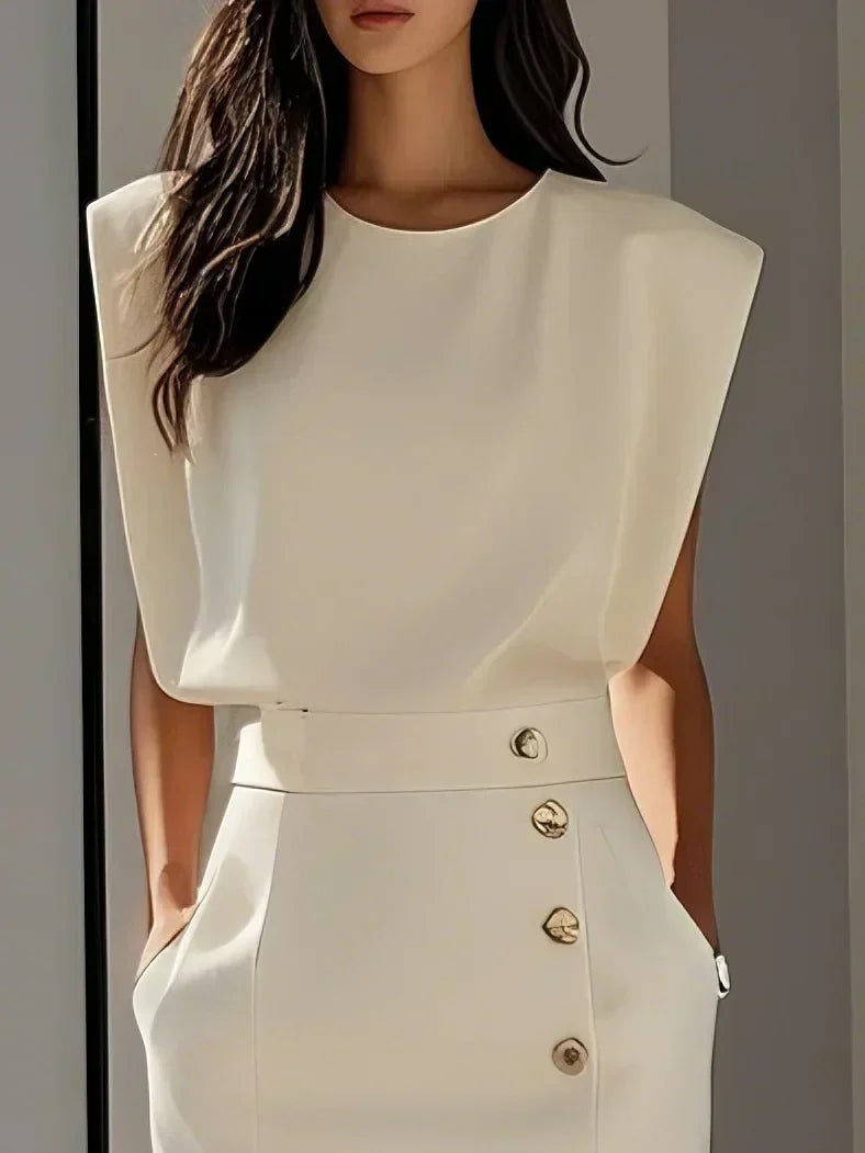 Marcella | Sleeveless Bodycon Midi Dress