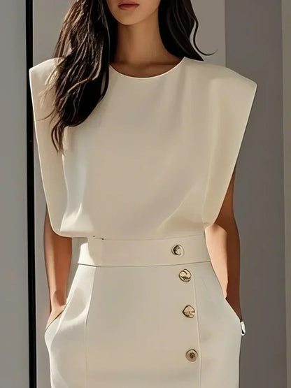 Marcella | Sleeveless Bodycon Midi Dress