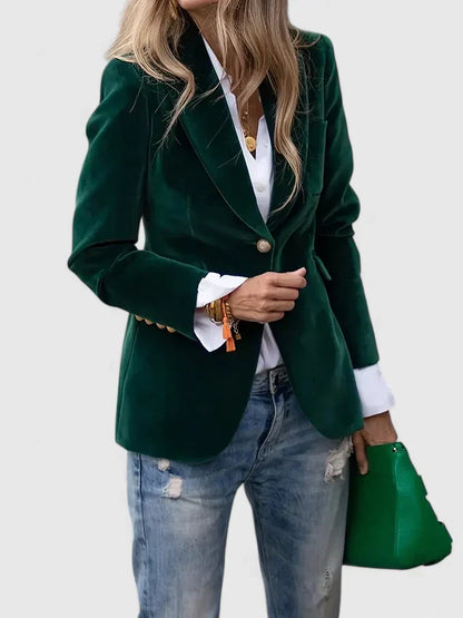 Kaia textured tailored blazer for women view 2