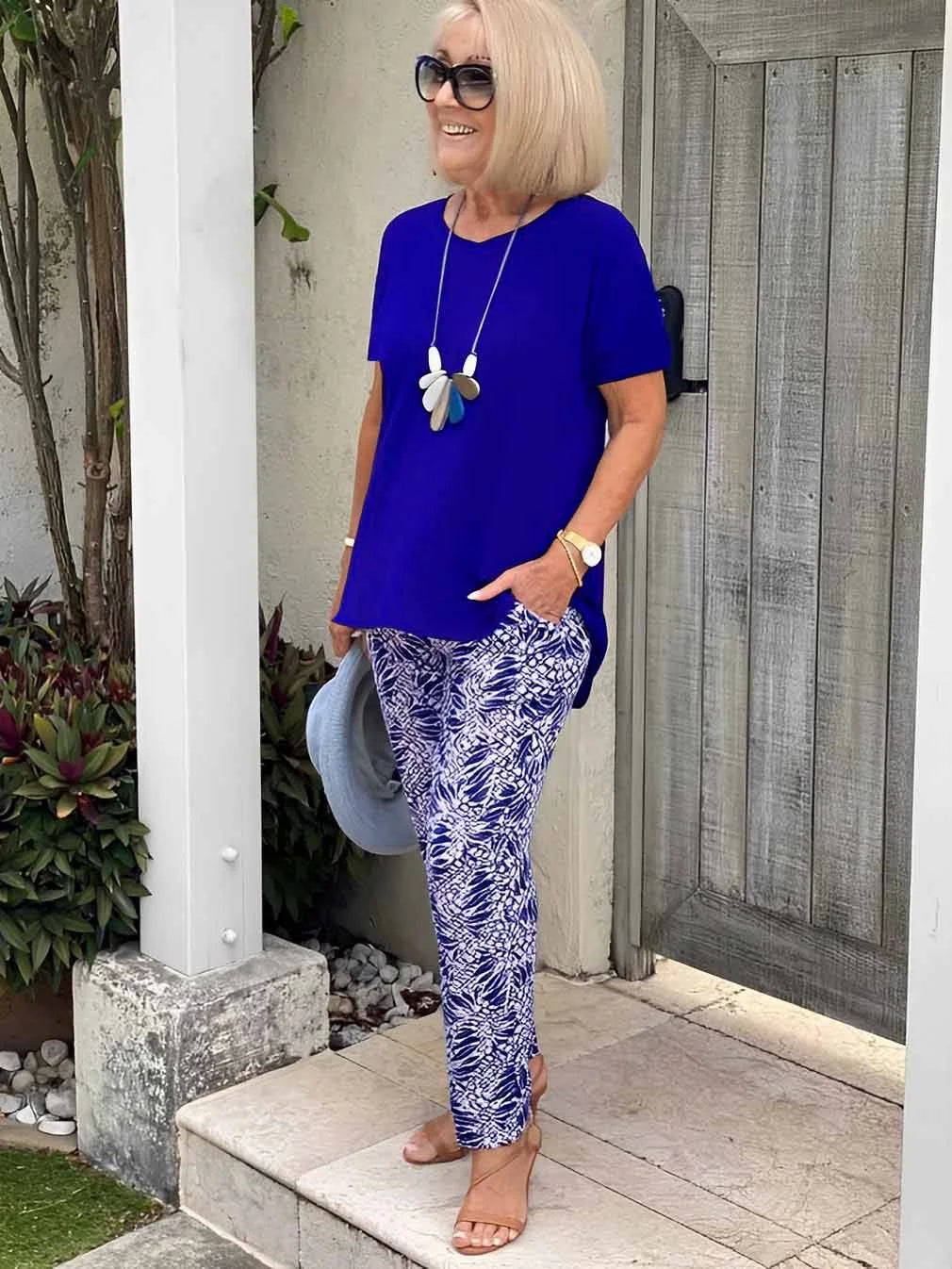 Carolyn | Relaxed Flowy Wide Leg Matching Two Piece Set