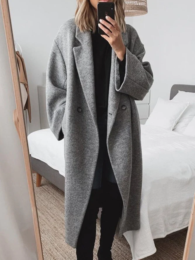 Fionwen classic tailored overcoat for women