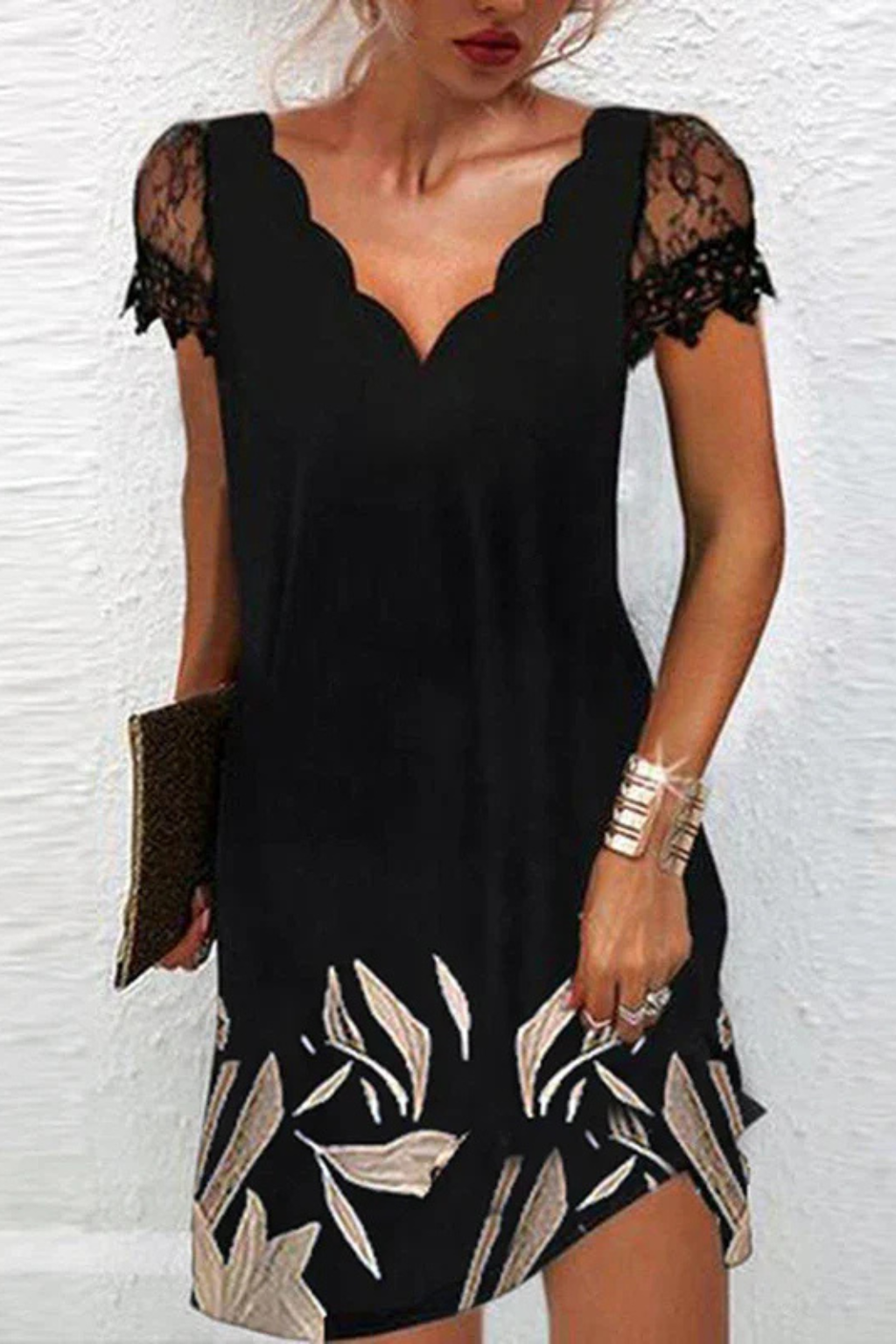 Cora lace sleeve detail close up