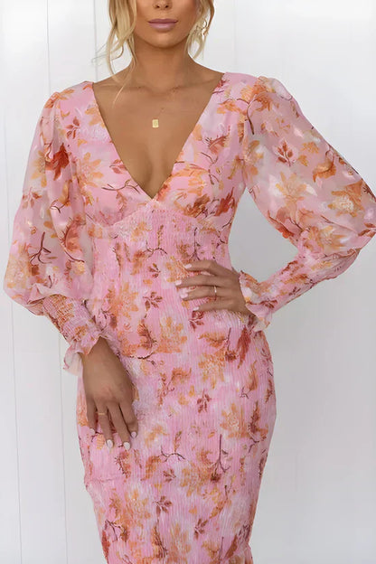 Vivienne | Floral Maxi Wedding Guest Dress
