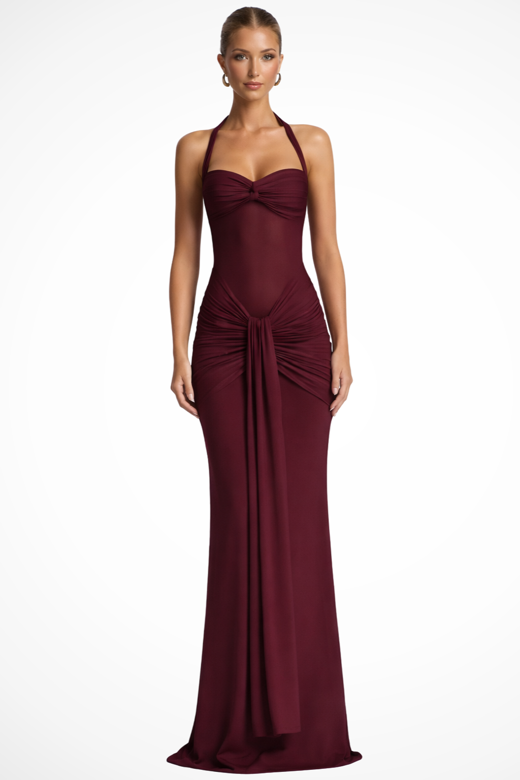 Ivy | Summer Wedding Guest Maxi Dress Halter