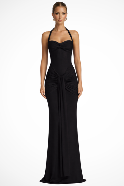 Ivy | Summer Wedding Guest Maxi Dress Halter