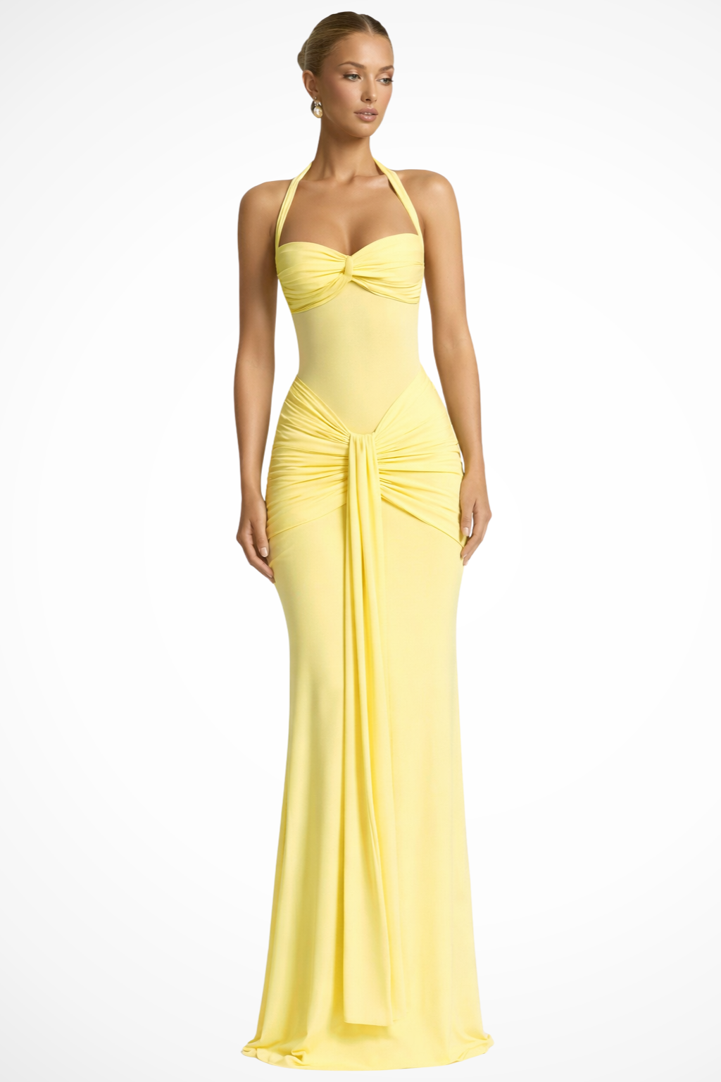 Ivy | Summer Wedding Guest Maxi Dress Halter