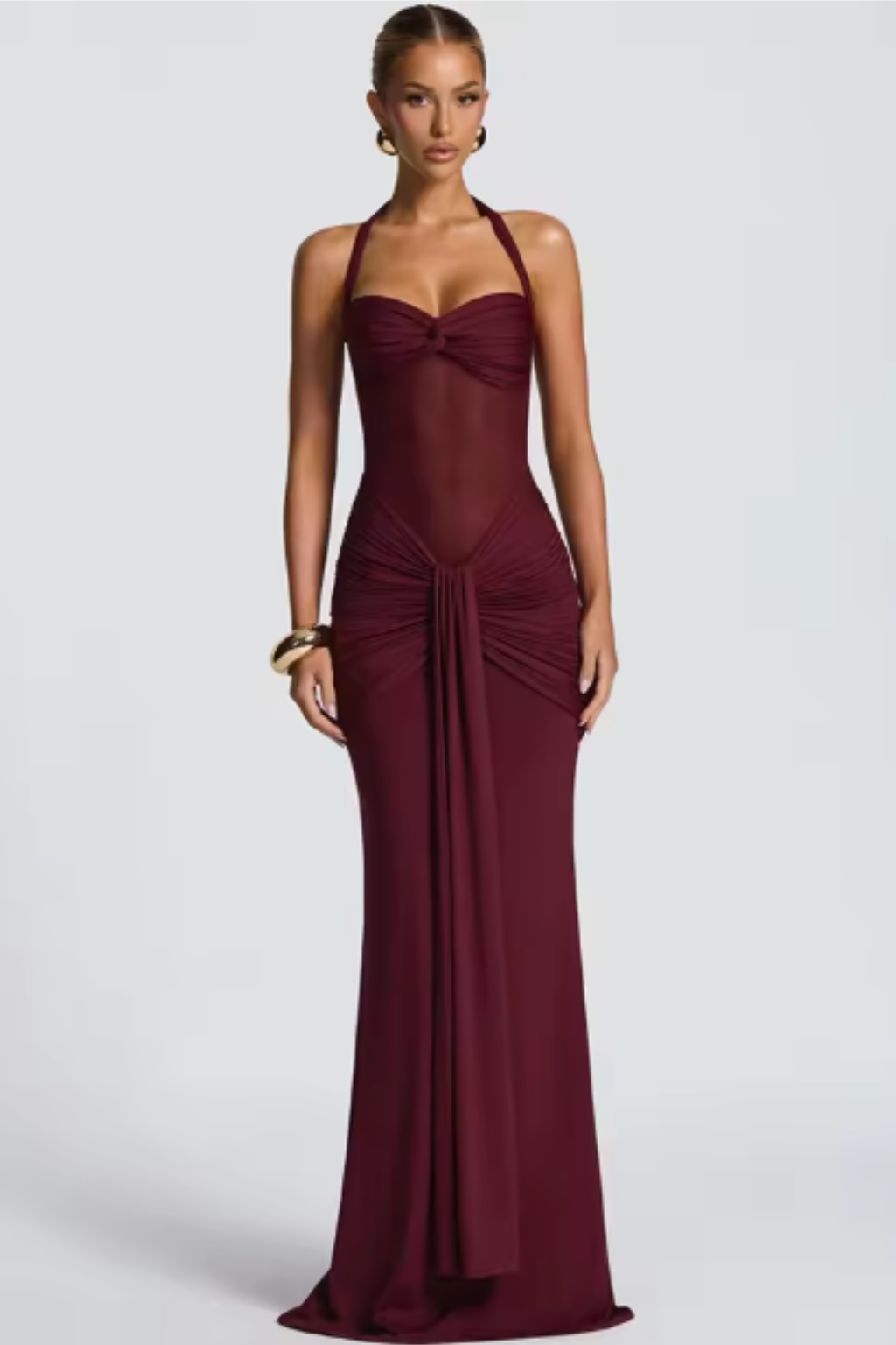 Ivy | Summer Wedding Guest Maxi Dress Halter