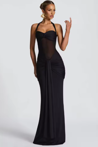 Ivy | Summer Wedding Guest Maxi Dress Halter