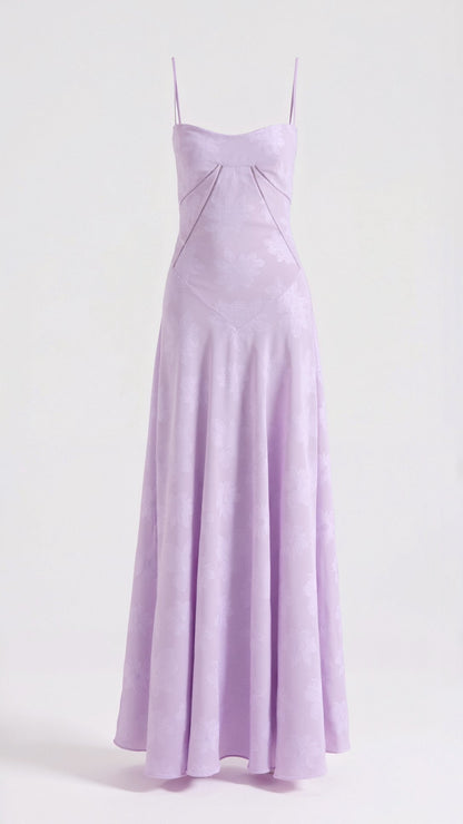 Delphine | Strapless Slip Maxi Wedding Guest Dress