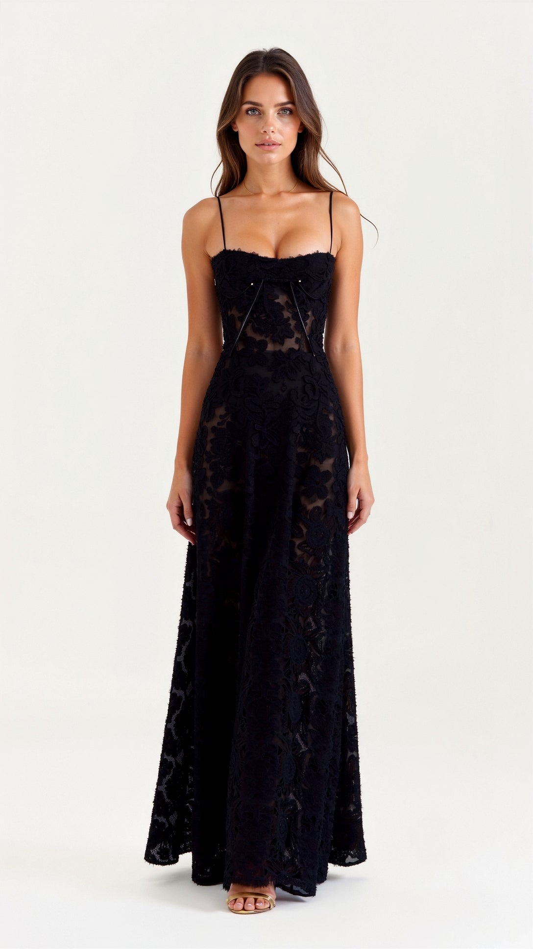 Delphine | Strapless Slip Maxi Wedding Guest Dress