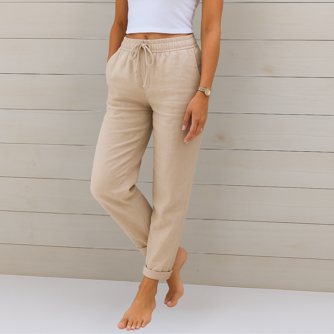 Taylor | Relaxed Flowy Elastic Waist Pants
