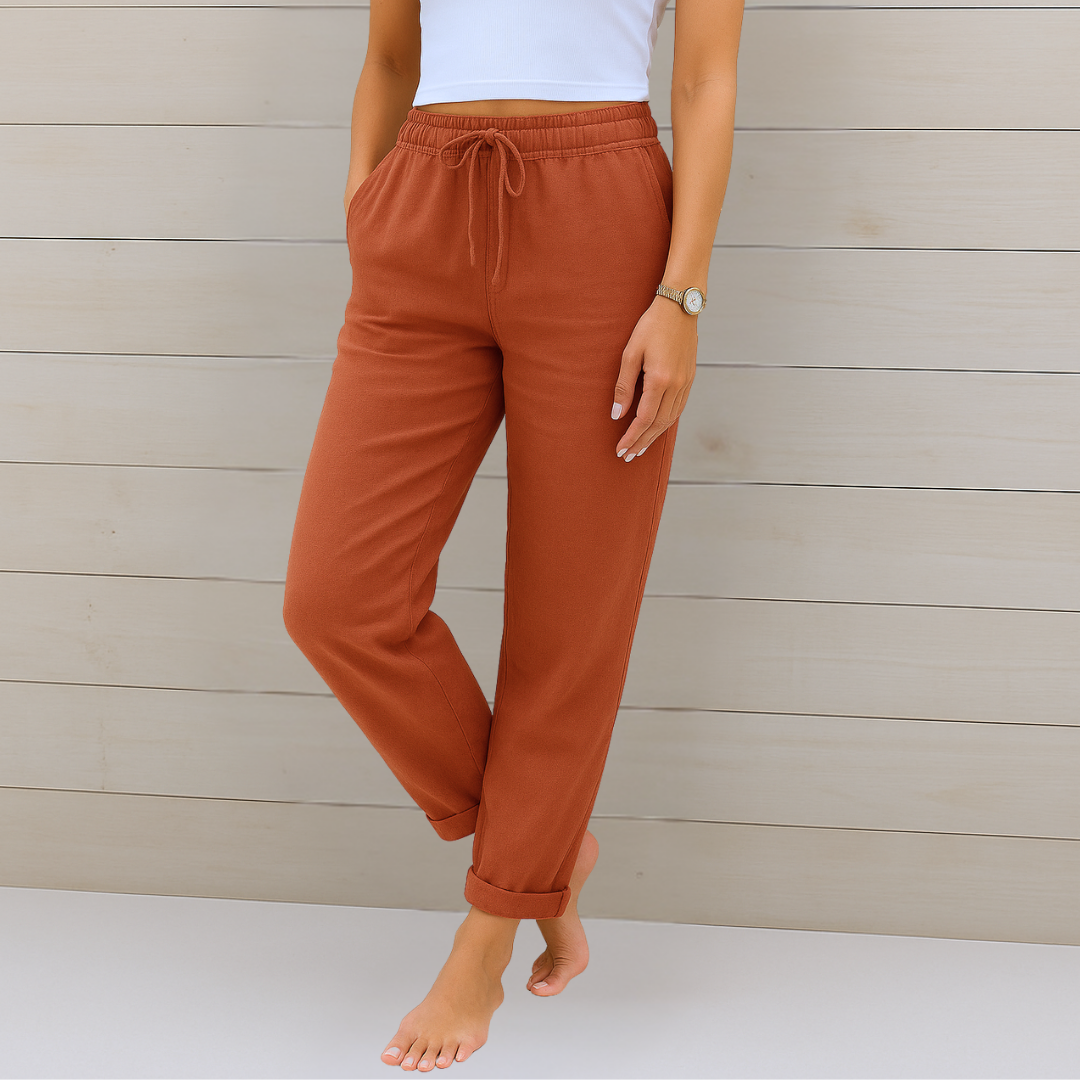 Taylor | Relaxed Flowy Elastic Waist Pants