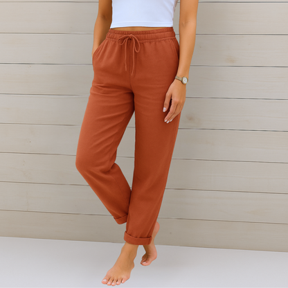 Taylor | Relaxed Flowy Elastic Waist Pants