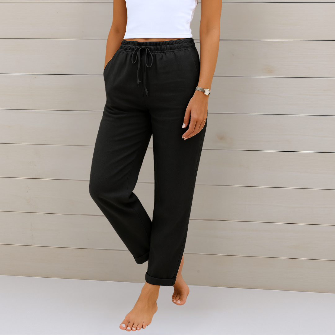 Taylor | Relaxed Flowy Elastic Waist Pants