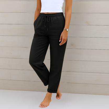 Taylor | Relaxed Flowy Elastic Waist Pants