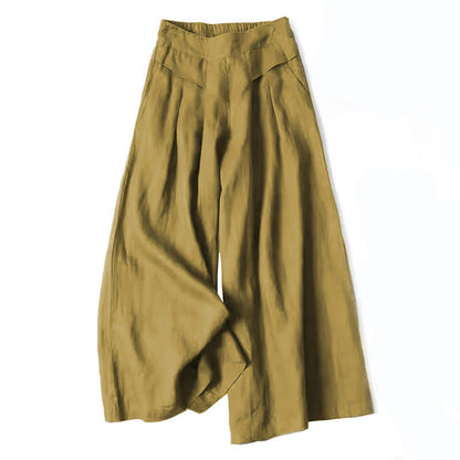 Alexandra | High Waisted Wide Leg Flowy Pants