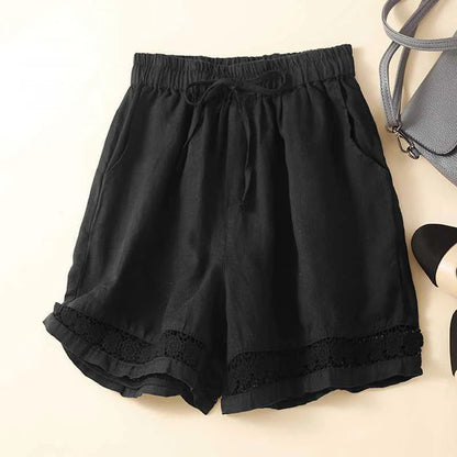 Isabella | Casual Relaxed Embroidered Summer Shorts