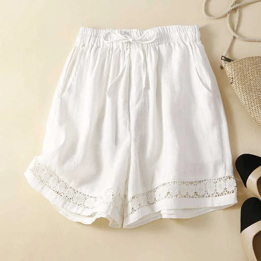 Isabella | Casual Relaxed Embroidered Summer Shorts