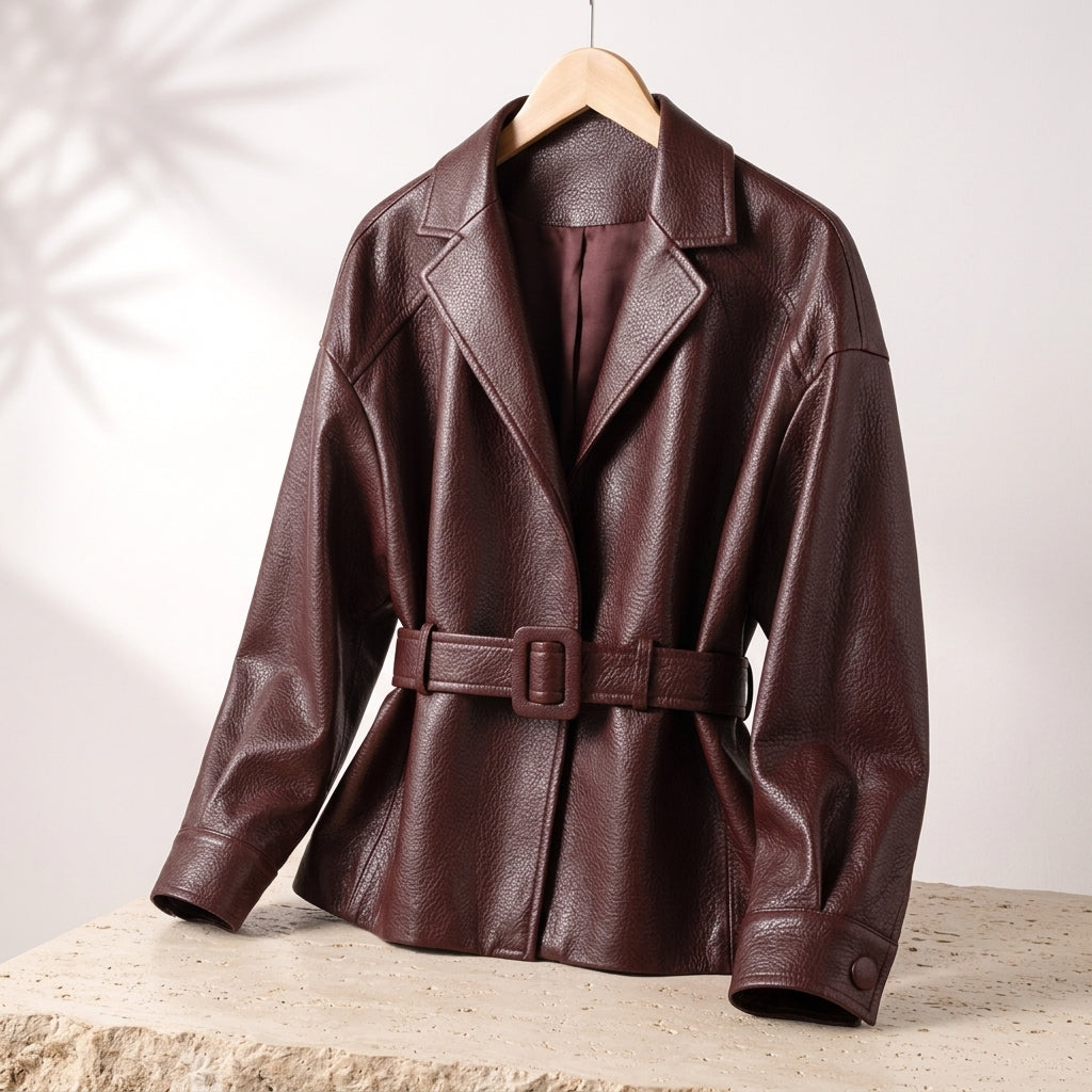 Albertine women's leather-look jacket