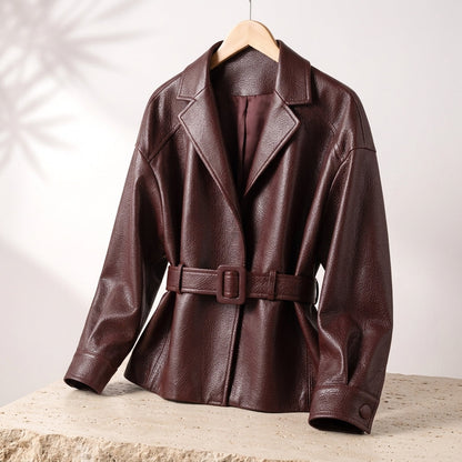 Albertine women's leather-look jacket