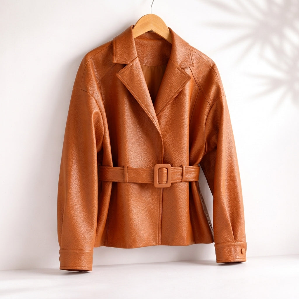 Albertine women's leather-look jacket
