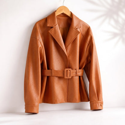 Albertine women's leather-look jacket