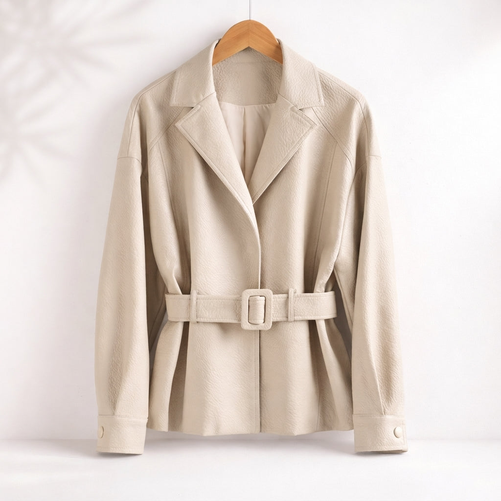 Albertine women's leather-look jacket