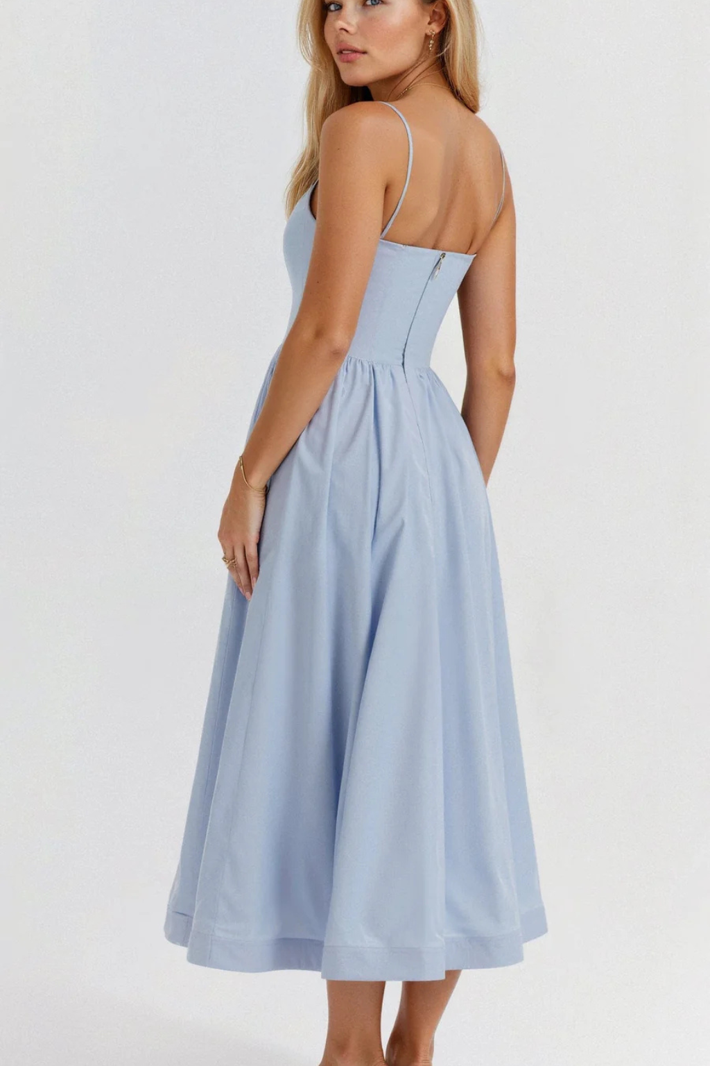 Kennedy | A Line Midi Wedding Guest Dress