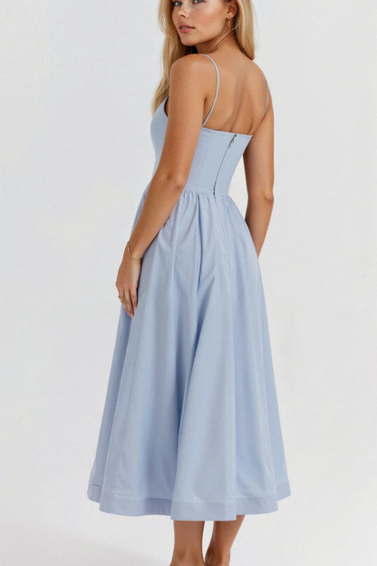 Kennedy | A Line Midi Wedding Guest Dress