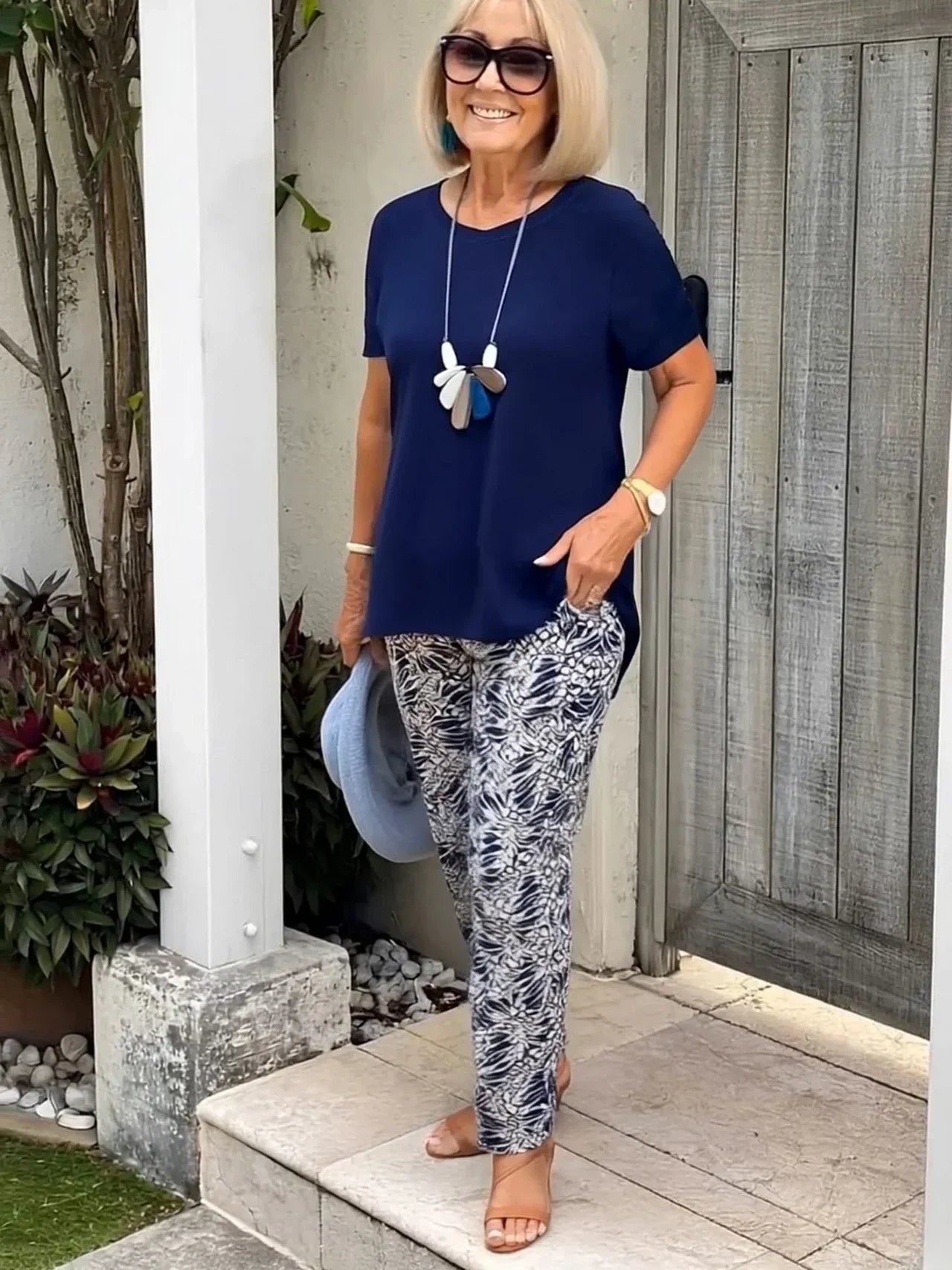 Carolyn | Relaxed Flowy Wide Leg Matching Two Piece Set