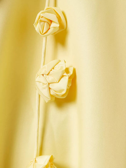 Eulalia high-low hem mini dress detail