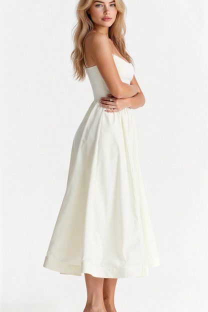 Kennedy | A Line Midi Wedding Guest Dress