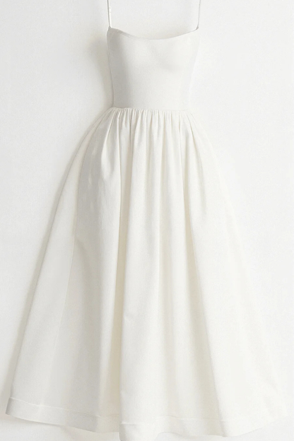 Kennedy | A Line Midi Wedding Guest Dress
