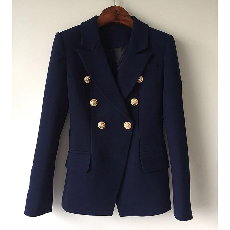 Double-breasted blazer showing lapel construction